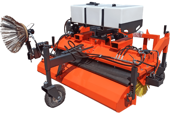 Komunální zametač na traktor METAL TECHNIK