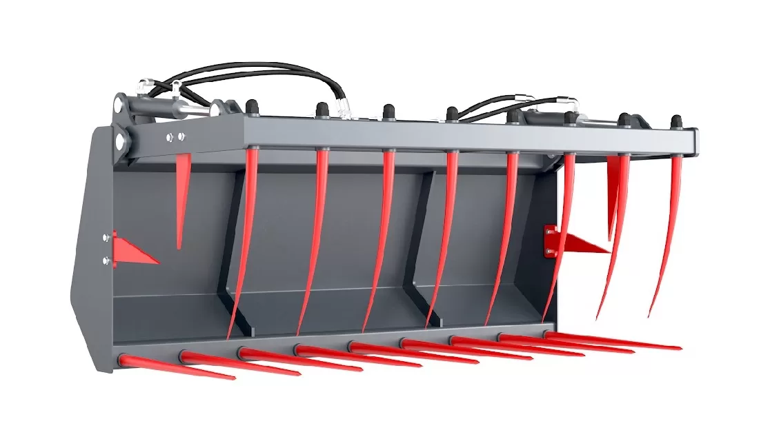 Vidle na hnůj s přidržovačem jakýkoliv úchyt