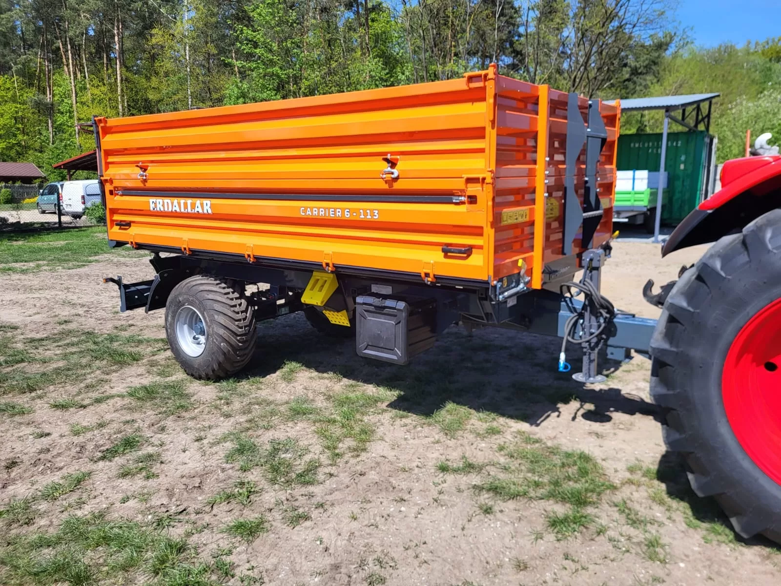 Přívěs na traktor 6T sklápěč